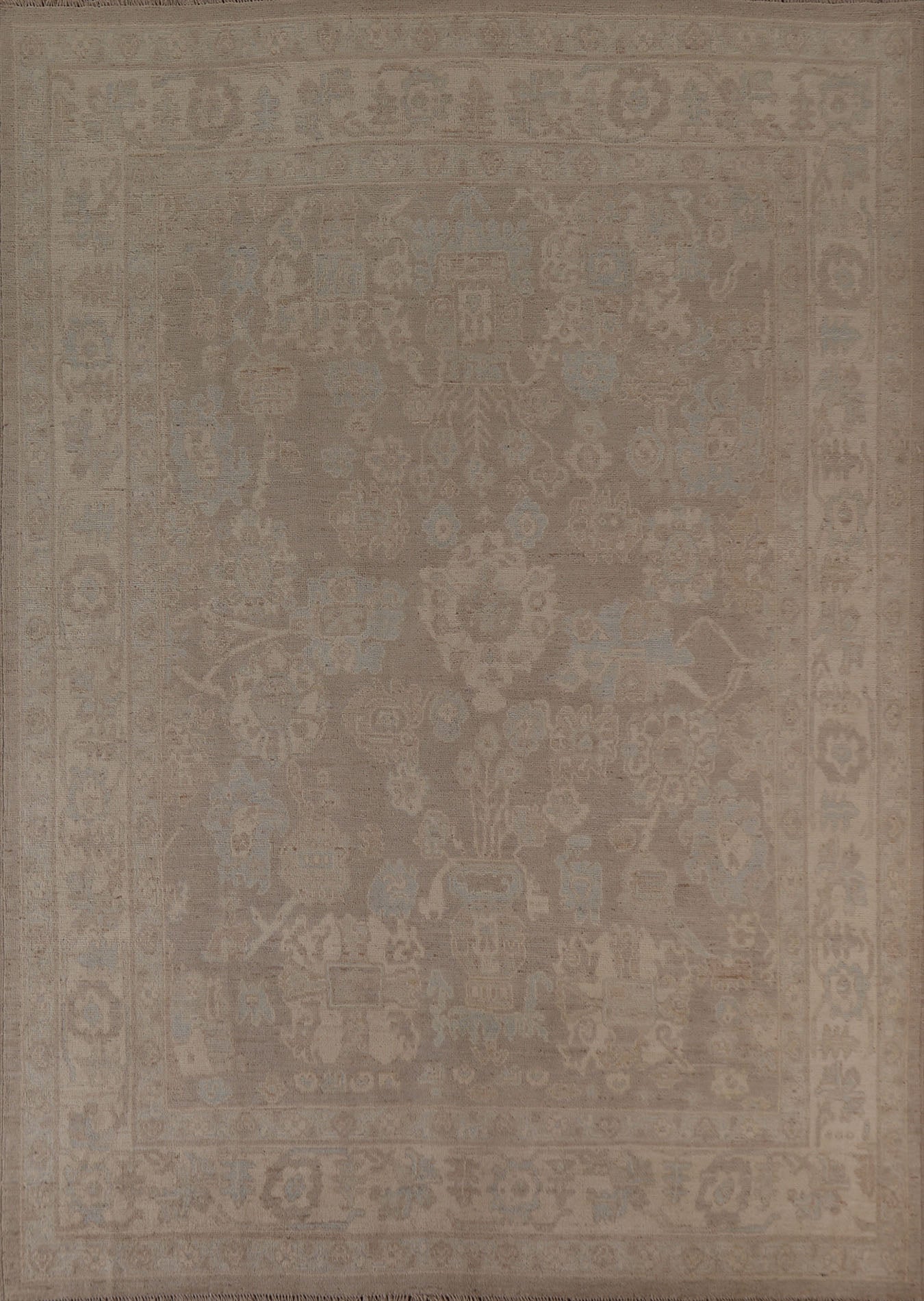 Vegetable Dye Oushak Oriental Area Rug 8x10