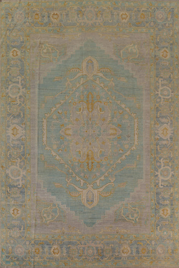 Vegetable Dye Oushak Oriental Area Rug 9x12