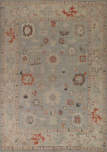 Vegetable Dye Oushak Oriental Area Rug 8x10