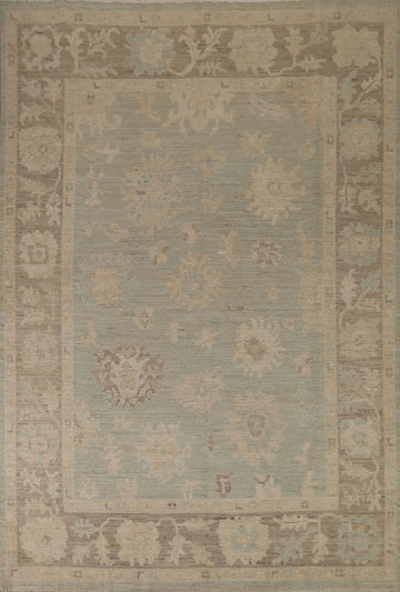 Vegetable Dye Oushak Turkish Area Rug 8x10