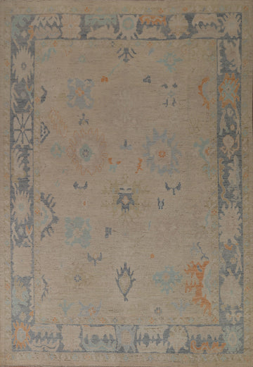 Vegetable Dye Oushak Oriental Area Rug 8x10