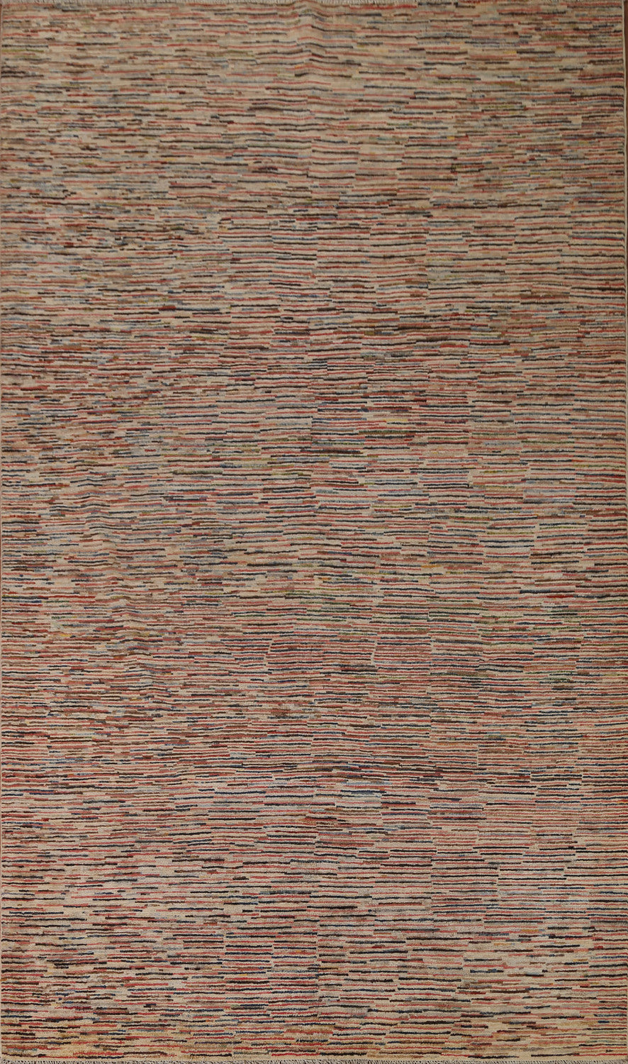 Striped Gabbeh Kashkoli Wool Area Rug 6x10