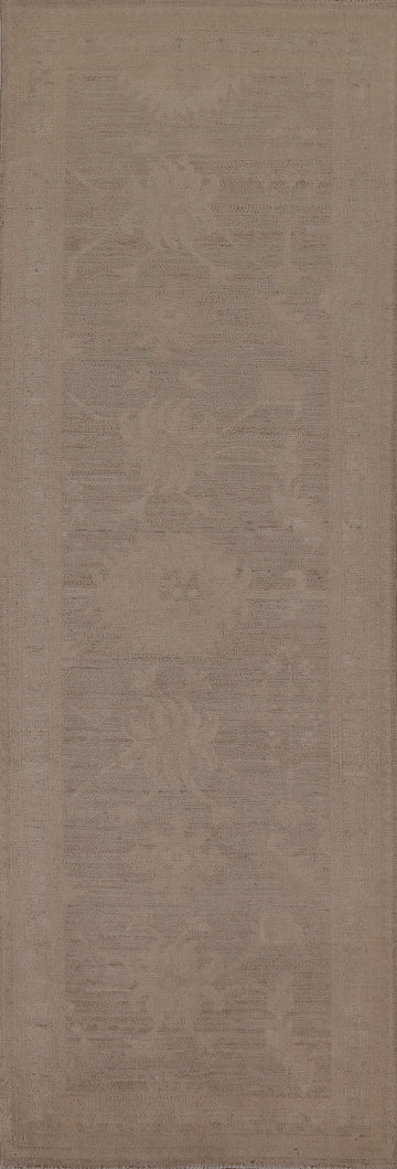 Vegetable Dye Oushak Oriental Runner Rug 3x9